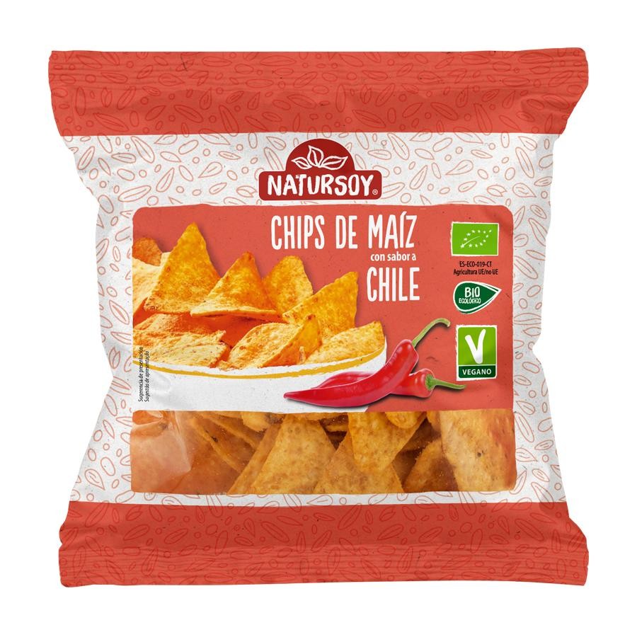 CHIPS MAÍZ CHILI 75G NATURSOY
