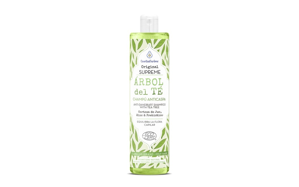CHAMPÚ ANTICASPA ÁRBOL DEL TÉ 200ML ESENTIAL AROMS