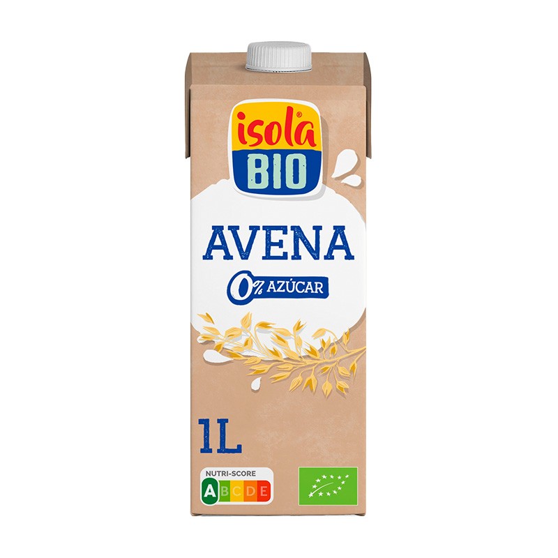 BEBIDA DE AVENA 0% AZUCAR 1L ISOLA BIO