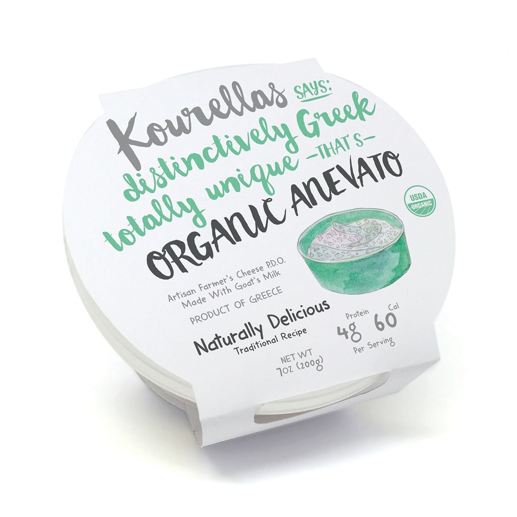 QUESO FRESCO CREMA DE CABRA ANEVATO 200G KOURELLAS