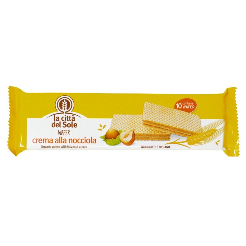 WAFER DE AVELLANA 125G CITTA DEL SOLE