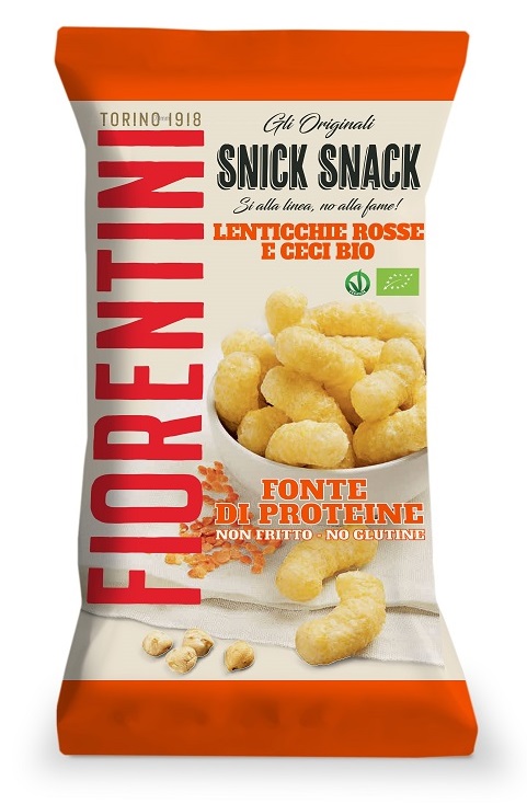 SNACK DE LENTEJA ROJA Y GARBANZO 45G FIORENTINI