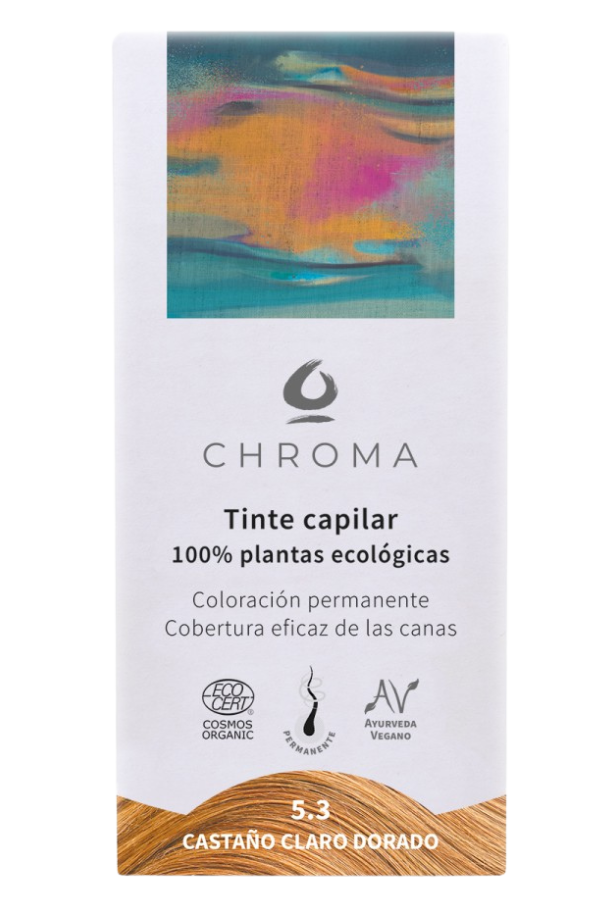 TINTE CASTAÑO CLARO DORADO 5.3 100G CHROMA
