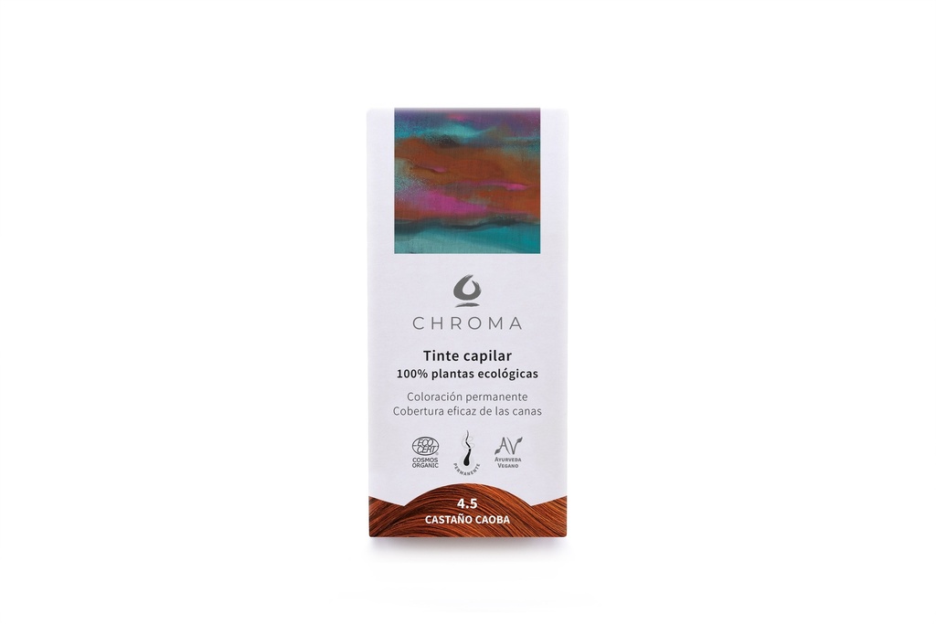 TINTE CASTAÑO CAOBA 4.5 100G CHROMA