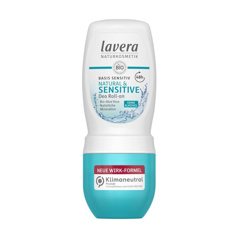 DESODORANTE ROLL-ON 48H BASIS SENSITIVE 50 ML LAVERA