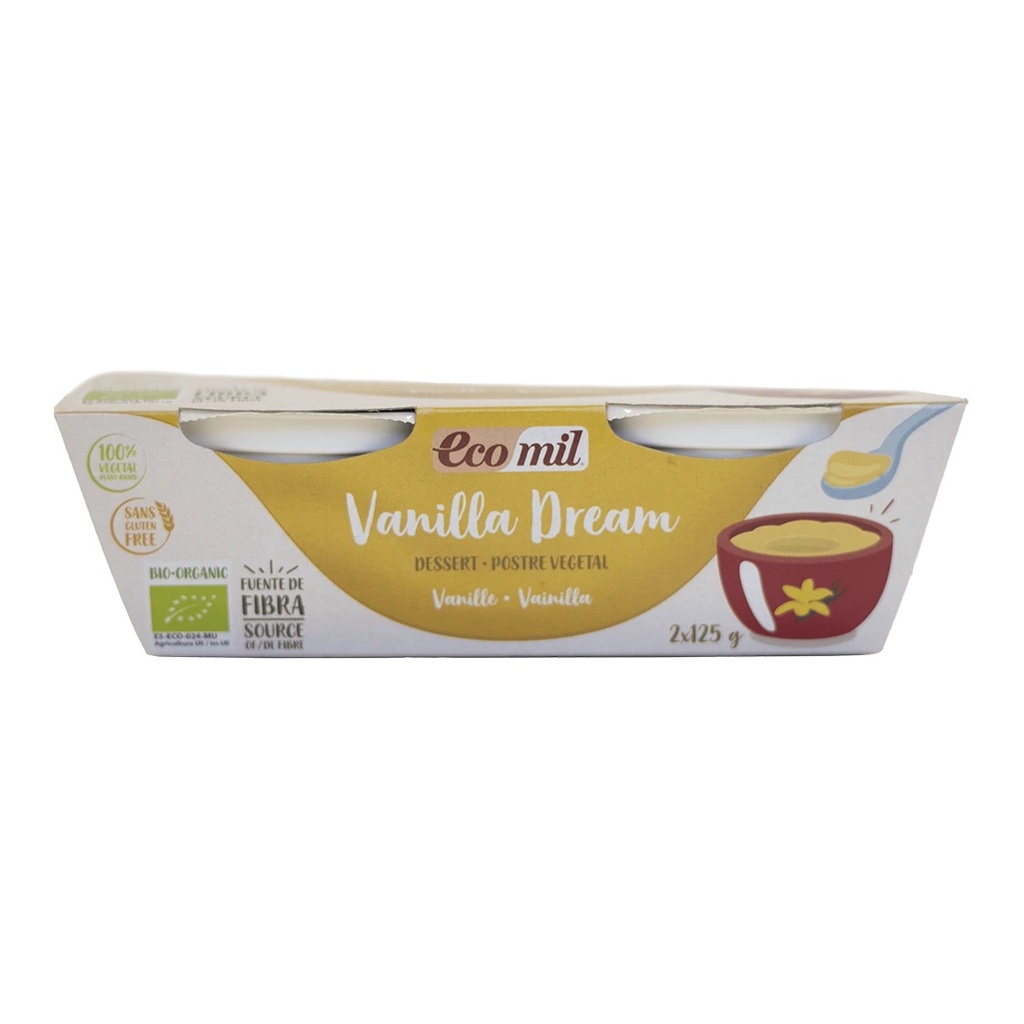 POSTRE VAINILLA DREAM 2x125G ECOMIL