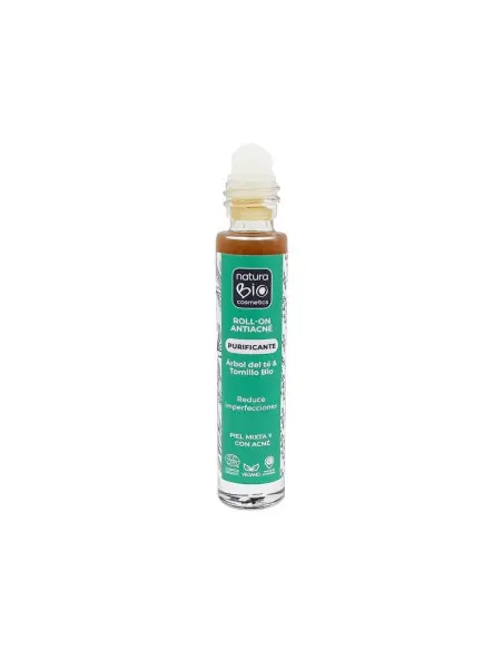 ROLL ON ANTIACNE PURIFICANTE ÁRBOL DEL TÉ Y TOMILLO 20ML NATURABIO