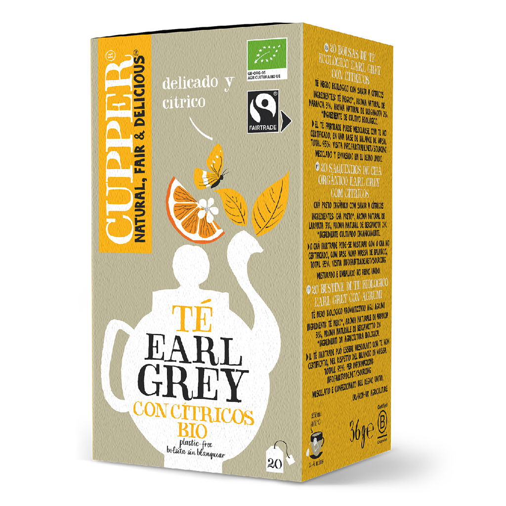 INFUSION EARLY GREY CON CITRICOS 20U CUPPER