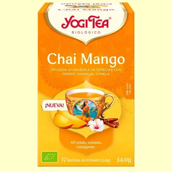 INFUSION CHAI MANGO 17U YOGI TEA