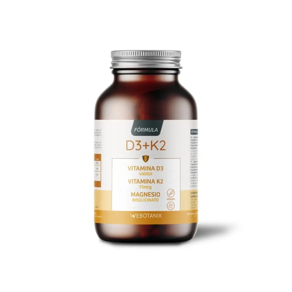 VITAMINA D3+K2+Mg 60 CAP WEBOTANIX