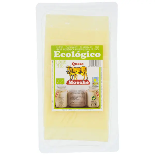 QUESO EN LONCHAS 120G LÁCTEOS MOECHE