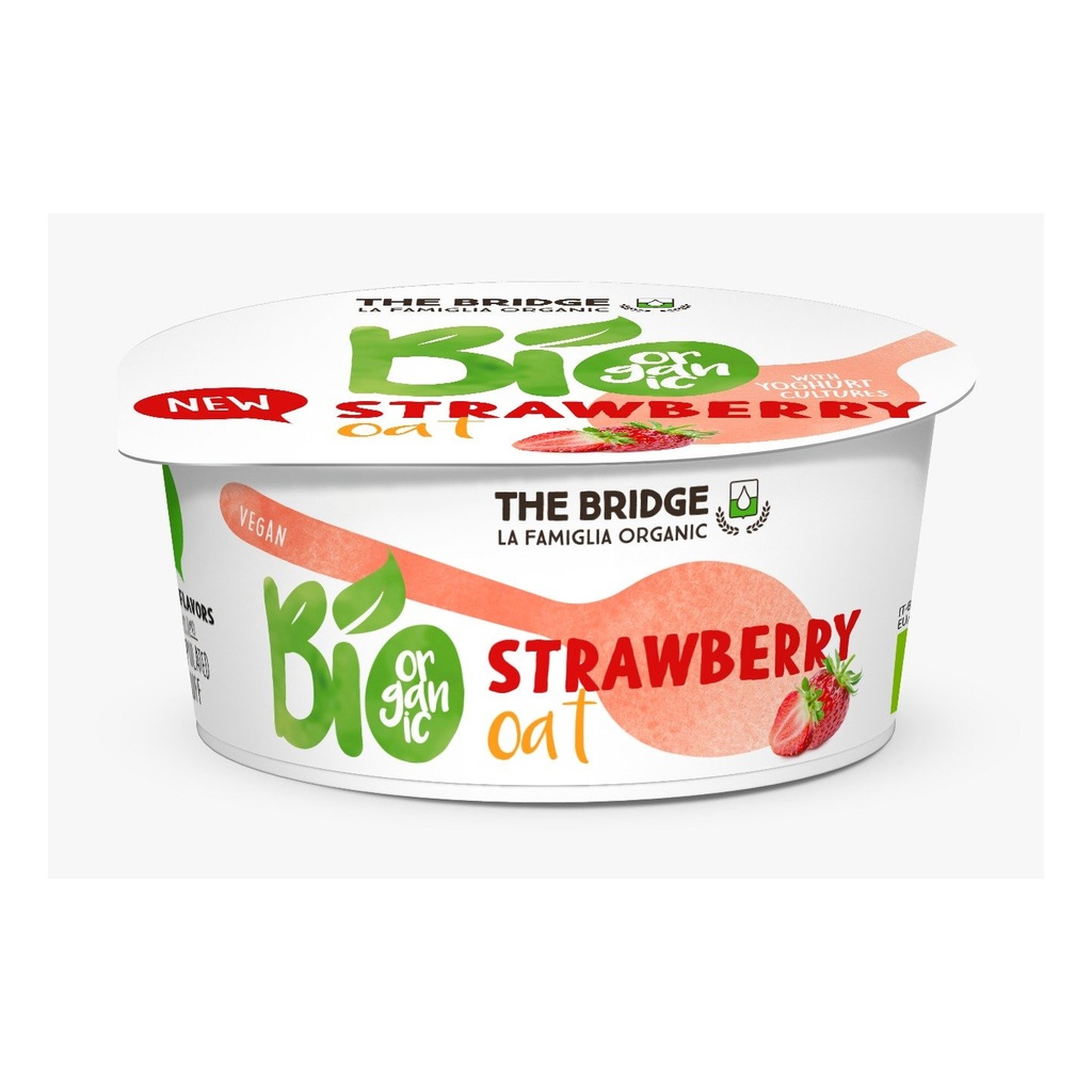 POSTRE DE AVENA SABOR FRESA 125G THE BRIDGE