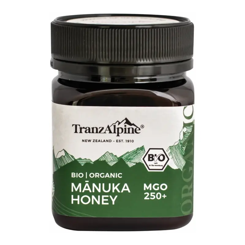 MANUKA BIO MGO 250+ 250G TRANZALPINE