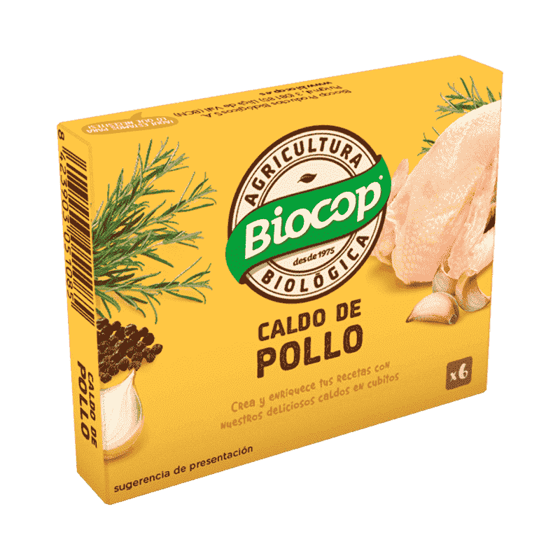 CUBITOS CALDO DE POLLO 6X11G BIOCOP