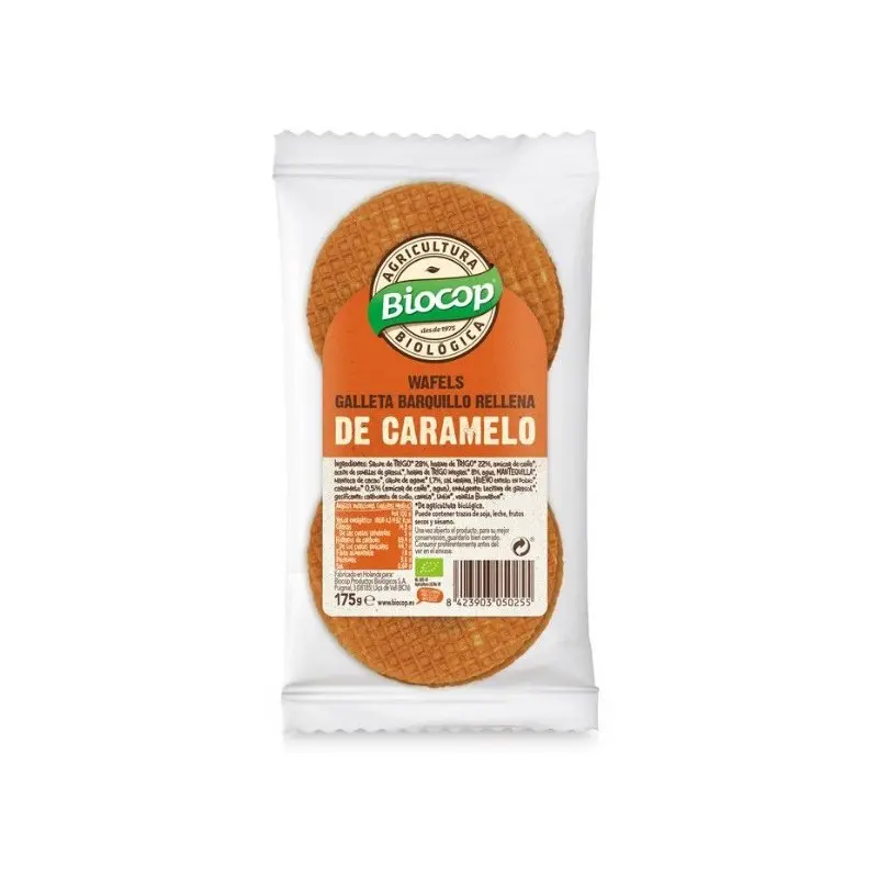 WAFELS DE CARAMELO 175G BIOCOP
