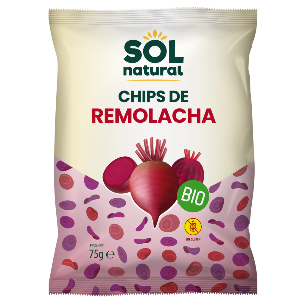 CHIPS VEGETALES DE REMOLACHA 75G SOL NATURAL