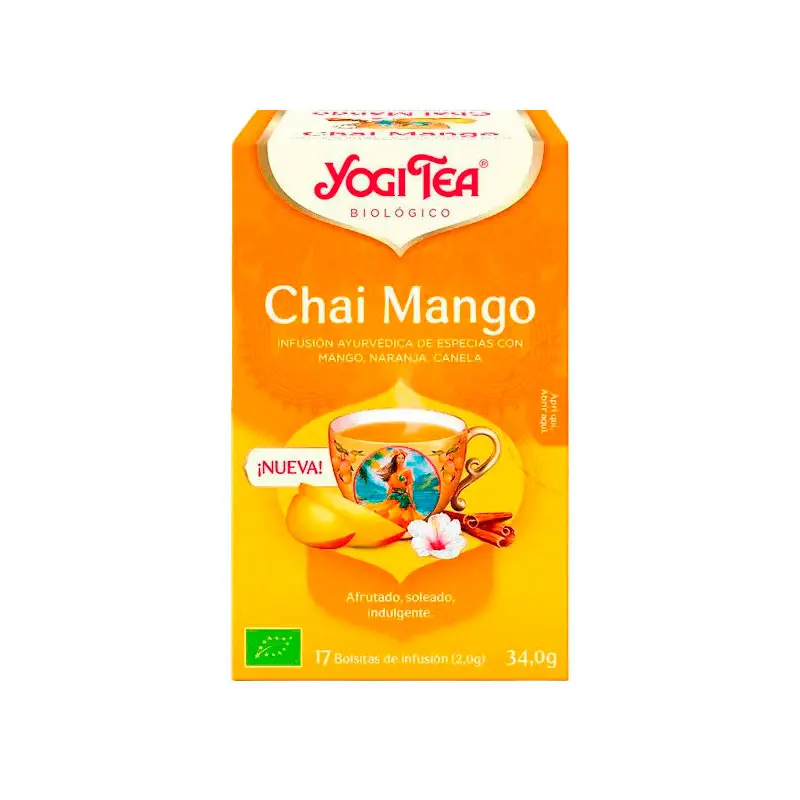 INFUSIÓN FRÍA DE MELOCOTÓN Y MANGO 15UD YOGI TEA