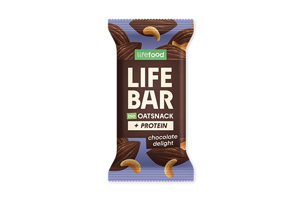 BARRITA PROTEICA DE AVENA Y DELICIAS DE CHOCOLATE 40G LIFEBAR