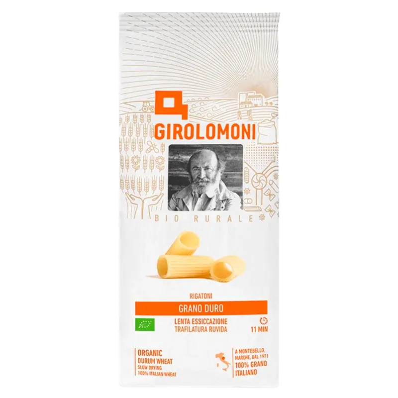 RIGATONI DE TRIGO 500G GIROLOMONI