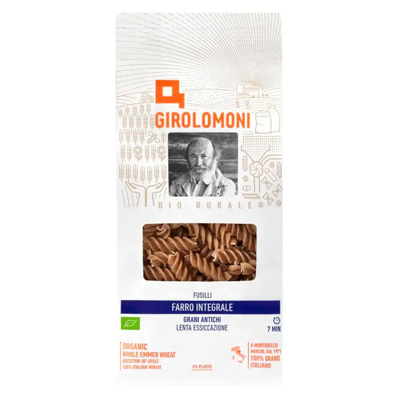 FUSILLI ESPELTA INTEGRAL 500G GIROLOMONI