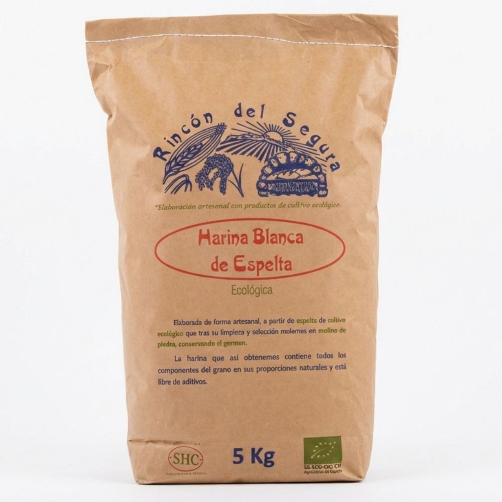HARINA BLANCA DE ESPELTA 5KG RINCON DEL SEGURA