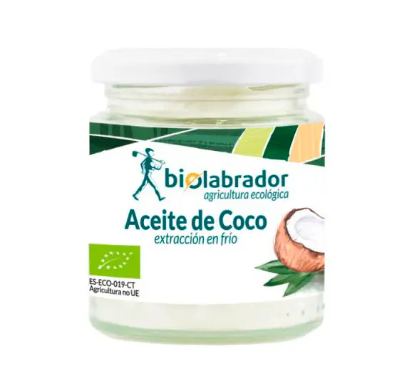 ACEITE DE COCO PRENSADO EN FRIO 200ML BIOLABRADOR