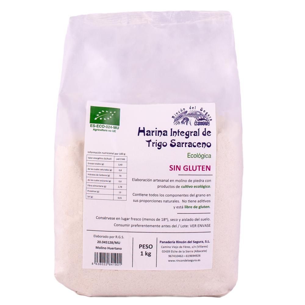 HARINA INTEGRAL DE TRIGO SARRACENO SIN GLUTEN 1KG RINCON DEL SEGURA 