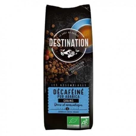 CAFE EN GRANO DESCAFEINADO 100% ARABICA 250G DESTINATION 