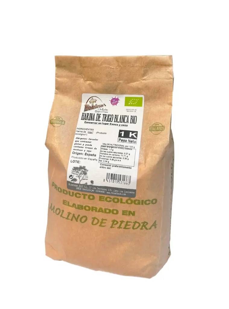 HARINA DE TRIGO 1KG BIOARTESA 