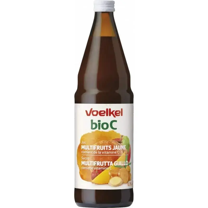 ZUMO MULTIFRUTA CON VITAMINA C&A 750ML VOELKEL