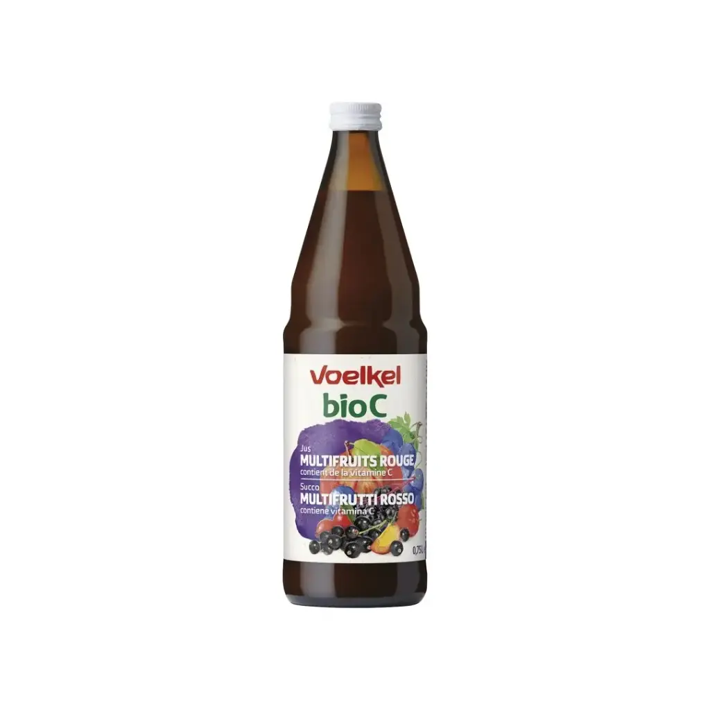 ZUMO MULTIFRUTA ROJO 750ML VOELKEL