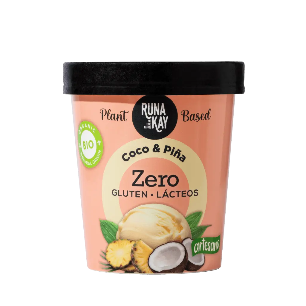HELADO DE COCO Y PIÑA 460ML - RUNAKAY