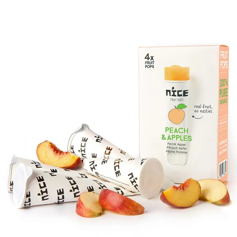HELADO DE MELOCOTON Y MANZANA 4X60ML - THE NICE COMPANY