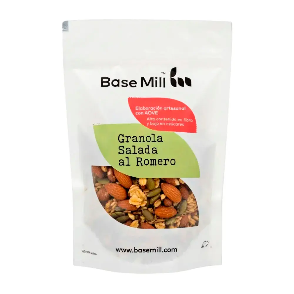 GRANOLA SALADA AL ROMERO 350G - BASEMILL