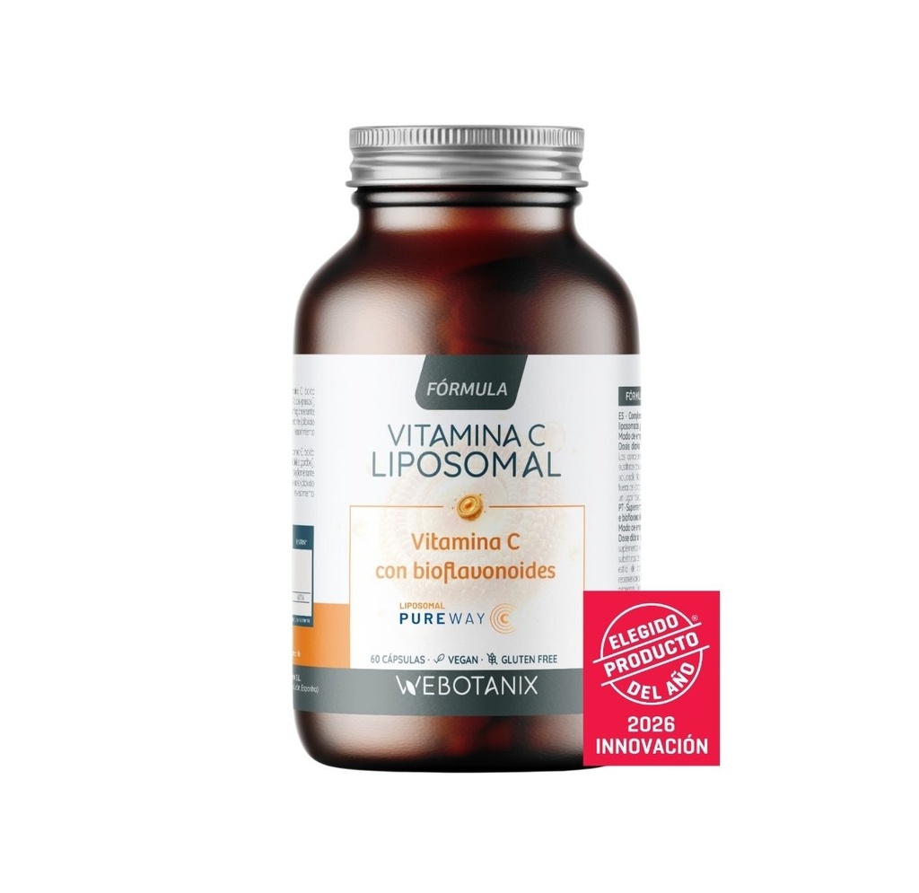 VITAMINA C LIPOSOMADA FORMULA 60 CAPSULAS - WEBOTANIX