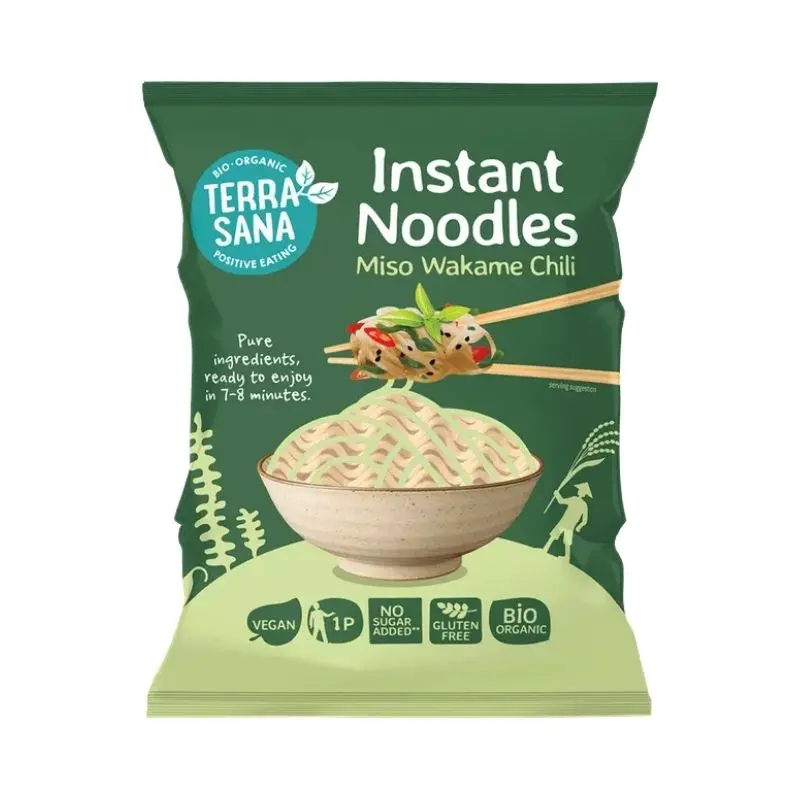 FIDEOS INSTANTANEOS CON MISO, WAKAME Y CHILE 90G - TERRASANA 
