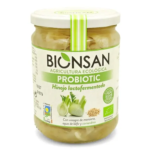 HINOJO LACTOFERMENTADO CON CILANTRO 420G - BIONSAN