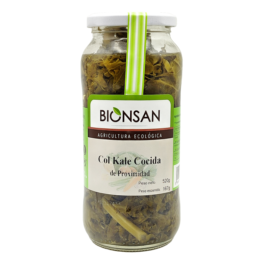COL KALE COCIDA 520G - BIONSAN