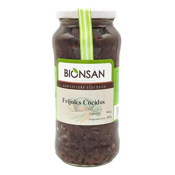 FRIJOLES COCIDOS 400G - BIONSAN