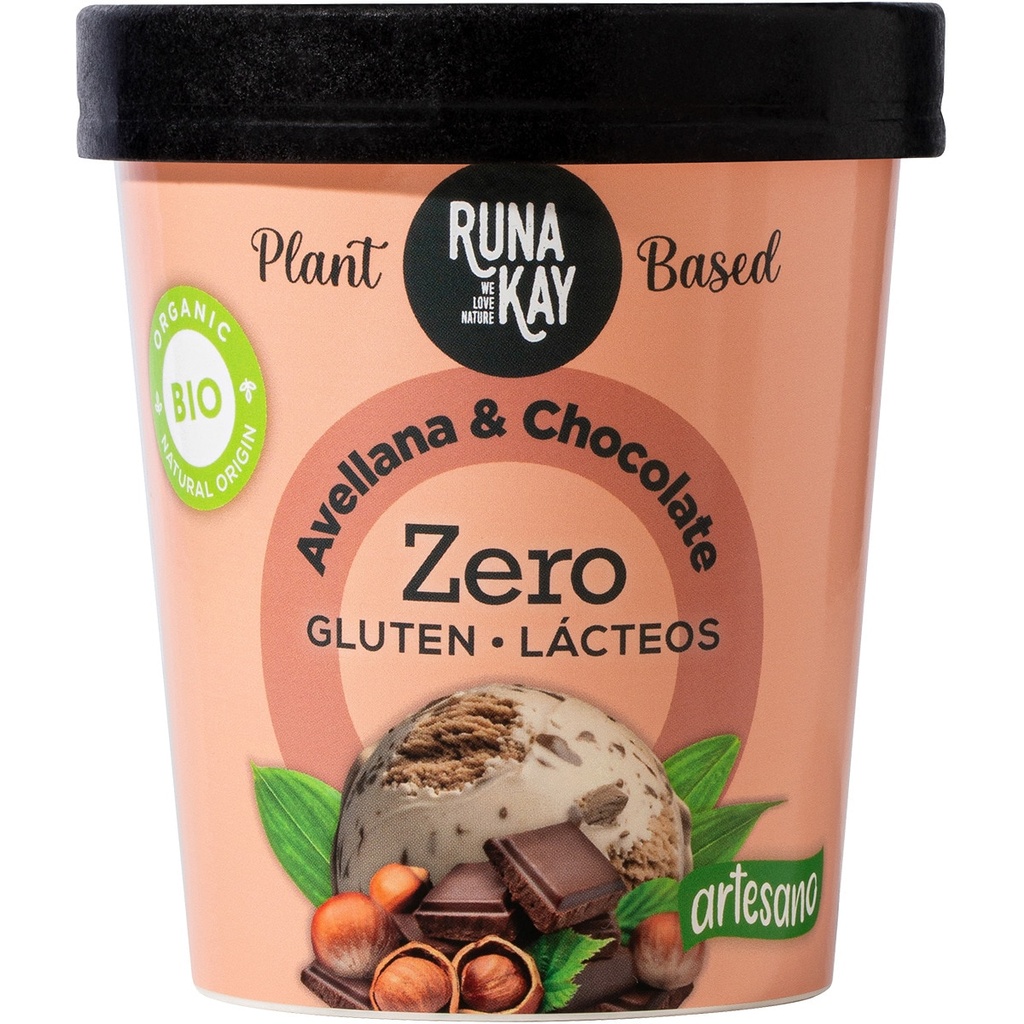 HELADO DE AVELLANA Y CHOCOLATE 460ML - RUNAKAY