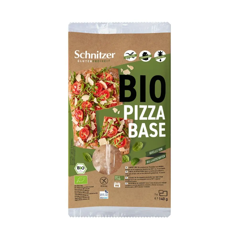BASE PIZZA SIN GLUTEN 140 G - SCHNITZER 