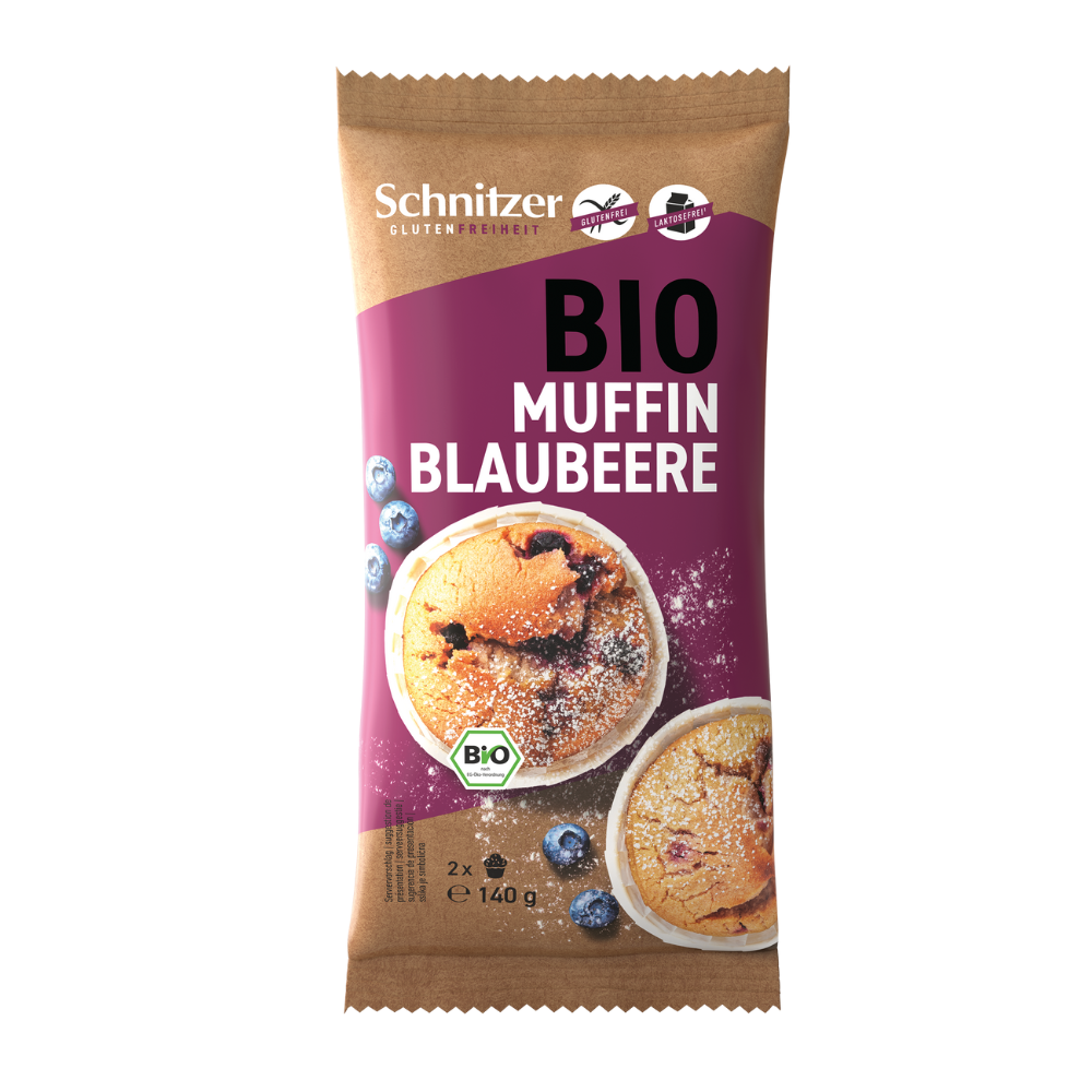 MUFFINS ARANDANOS SIN GLUTEN 140G - SCHNITZER 