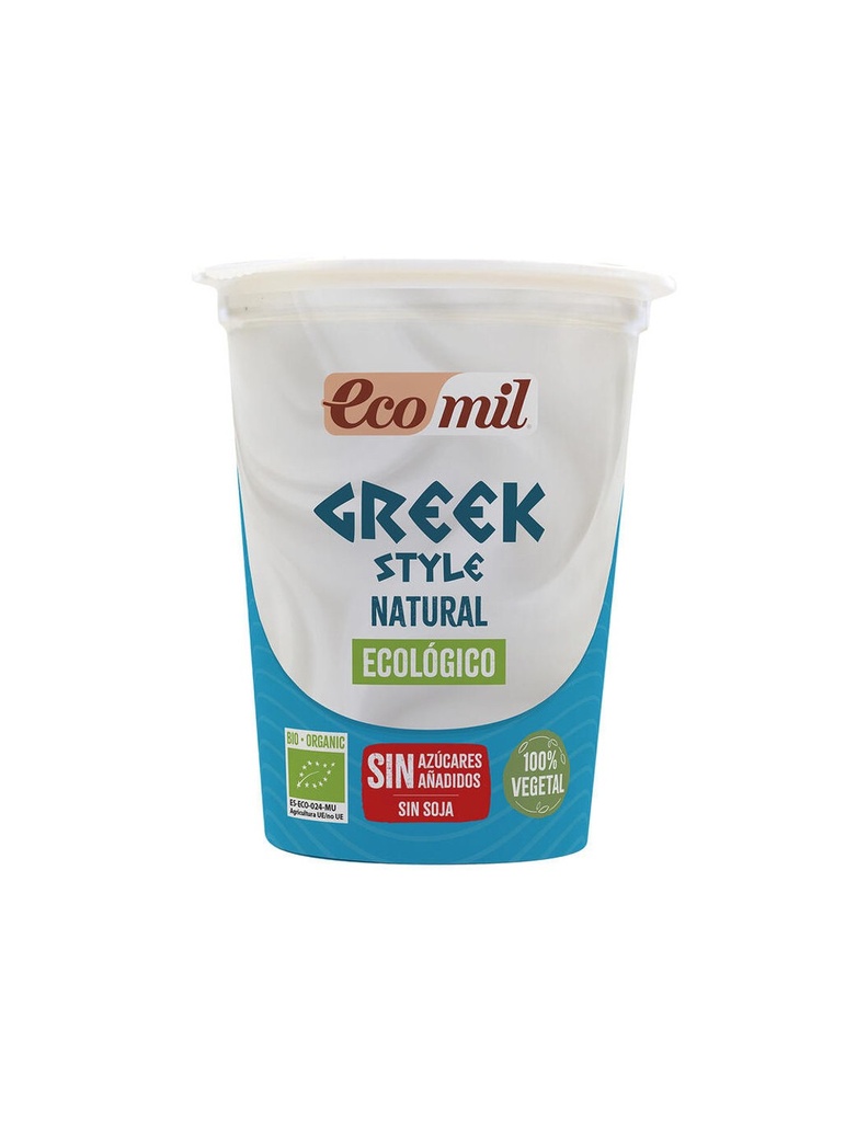 POSTRE VEGETAL DE COCO ESTILO GRIEGO 370G - ECOMIL