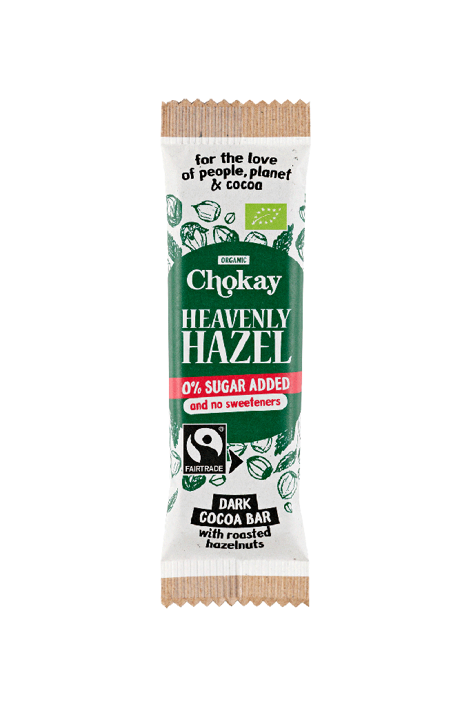 CHOCOLATE SIN AZUCAR DE AVELLANAS TOP 30G - CHOKAY