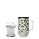 TAZA ISOTERMICA DE ACERO INOXIDABLE CON ASA Y FILTRO WILD ARENA - QWETCH
