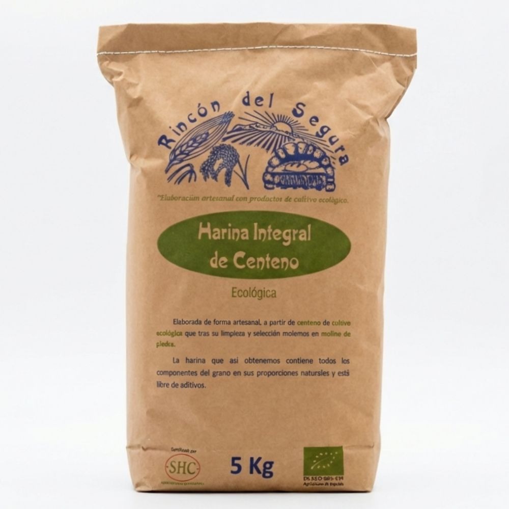 HARINA DE CENTENO INTEGRAL 5KG RINCON DEL SEGURA