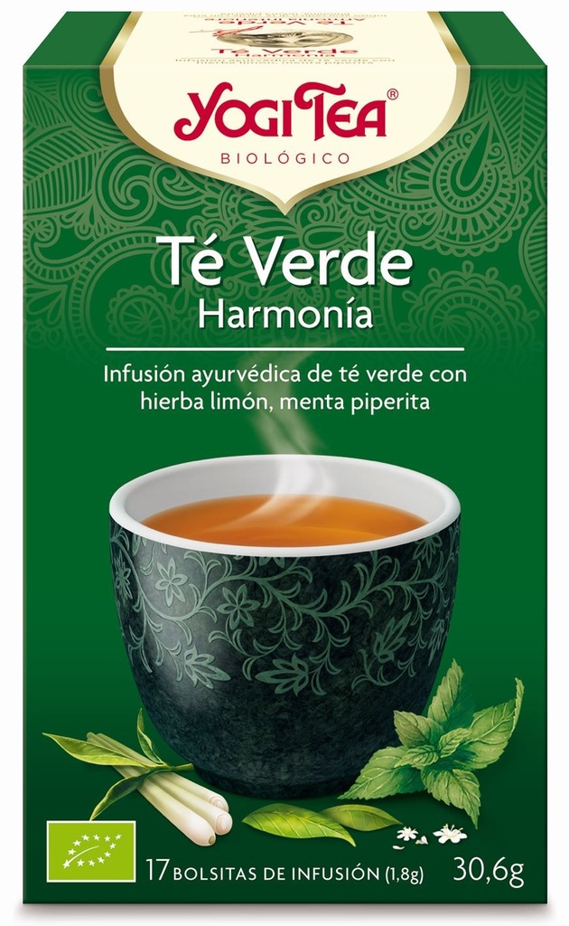 INFUSION VERDE ARMONIA 17U 30,6G YOGI TEA