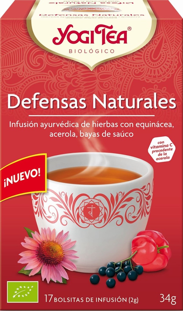 INFUSION DEFENSAS NATURALES 17UD YOGI TEA