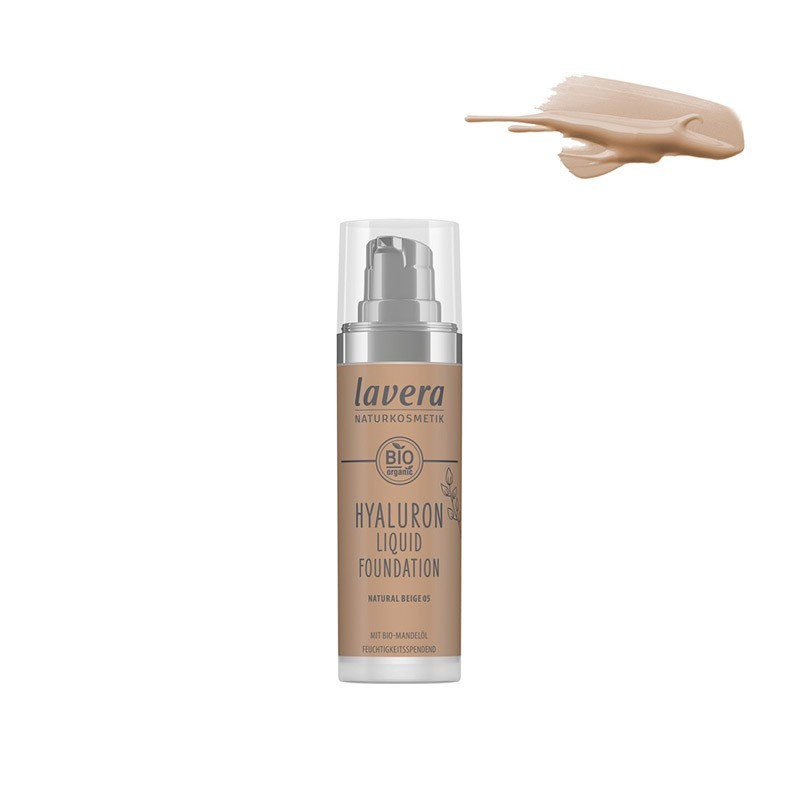 MAQUILLAJE FLUIDO HYALURON 05 NATURAL BEIGE LAVERA