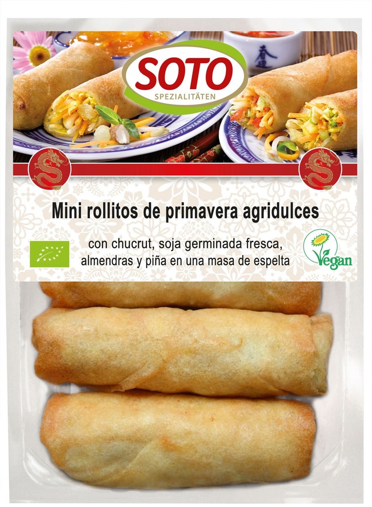 MINI ROLLITOS AGRIDULCES 200G SOTO